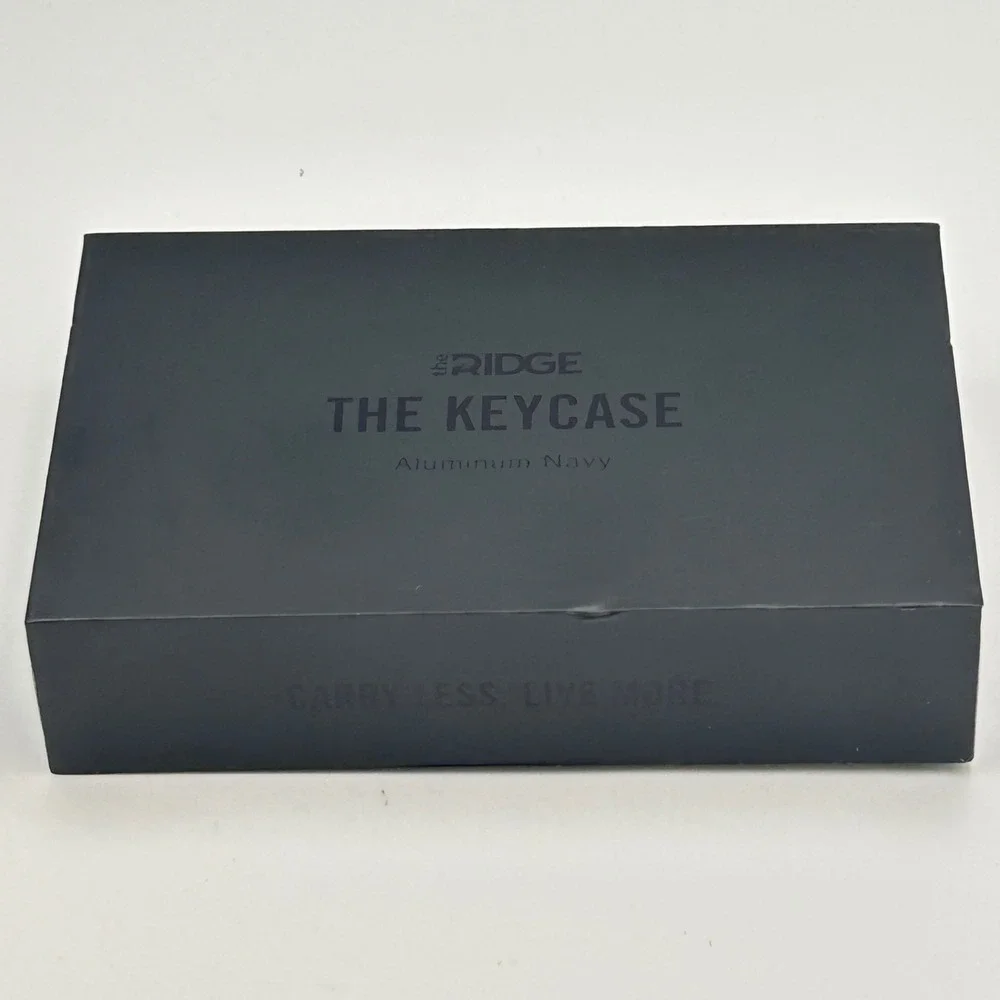 The Ridge KeyCase Aluminum Alpine Navy Blue R153 Key Organizer EDC Gift New